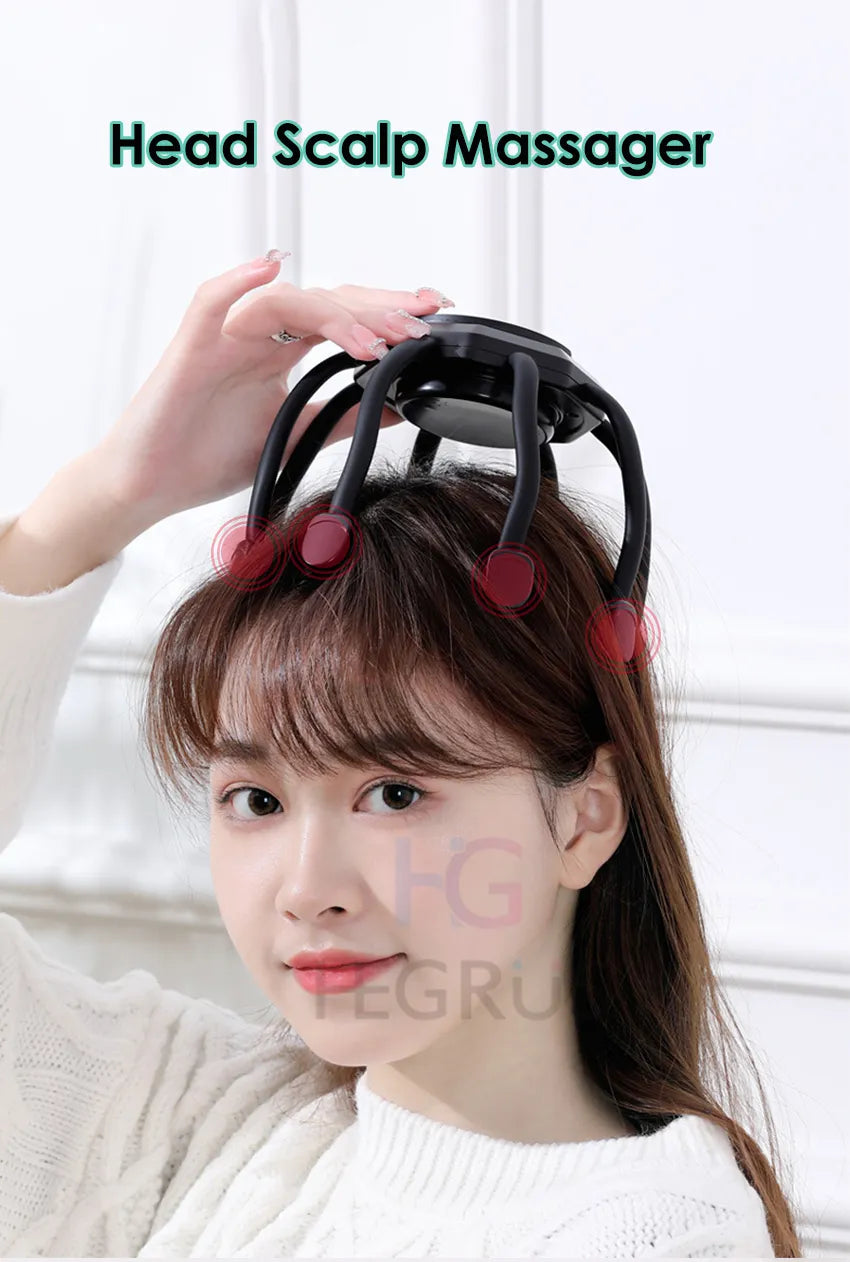 Octopus Head Massager